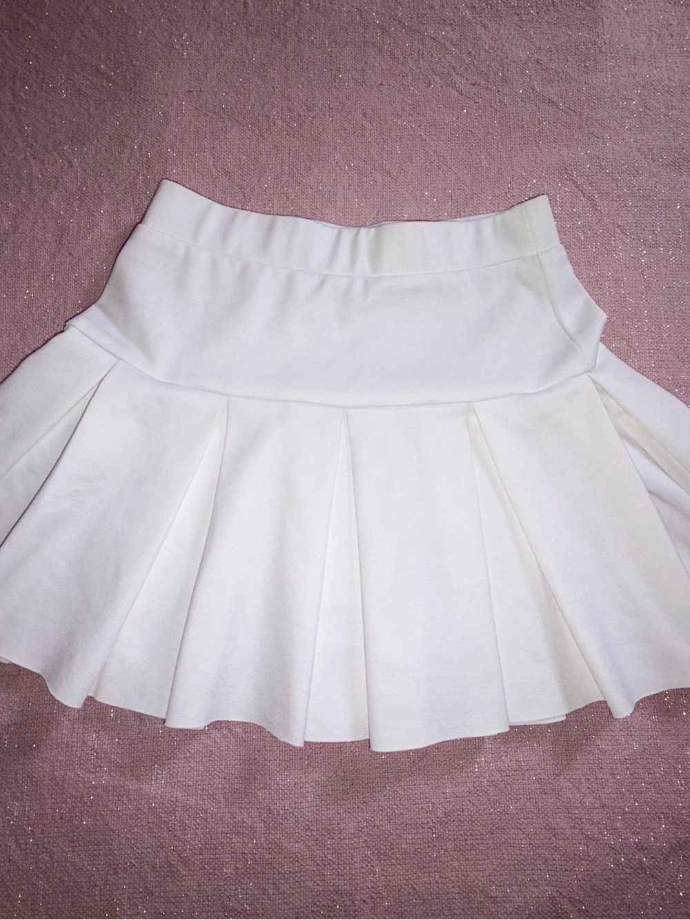 Lioness White Pleated Mini Skirt